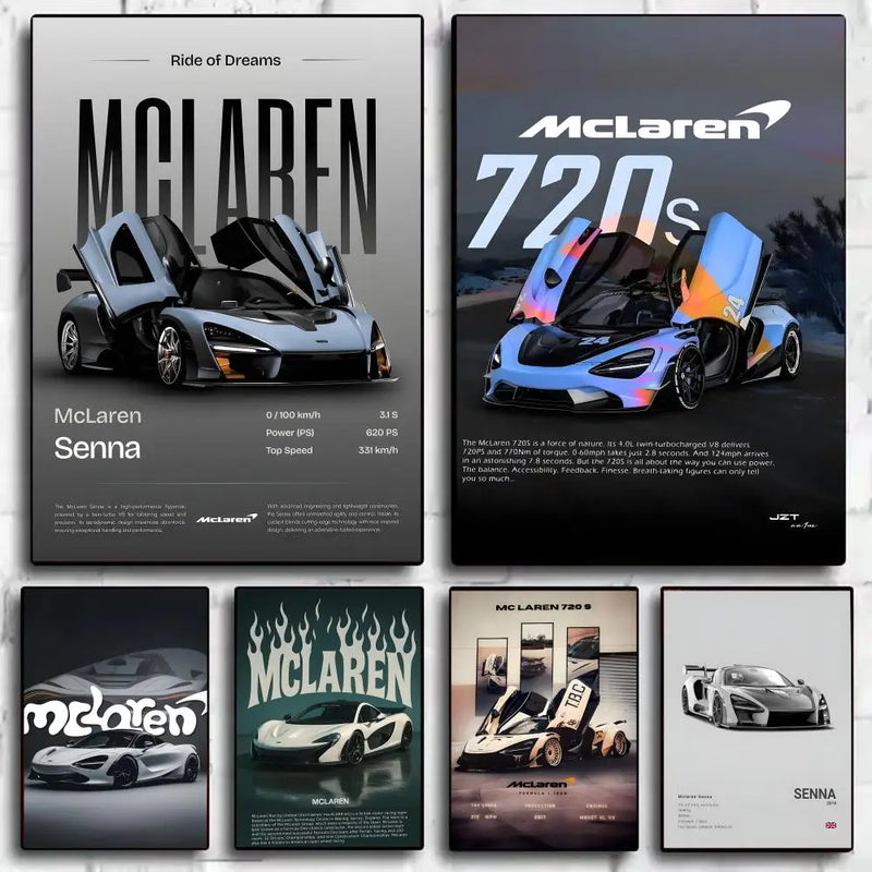 Póster McLaren SpeedTail (Arte 07)