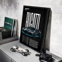 Póster Bugatti Divo (Arte 07)