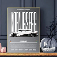 Póster Koenigsegg Aguera R (Arte 07)