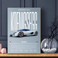 Póster Koenigsegg CC850 (Arte 03)