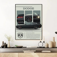 Póster Dodge Challenger (Arte 11)