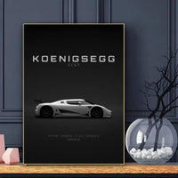 Póster Koenigsegg CCGT (Arte 17)