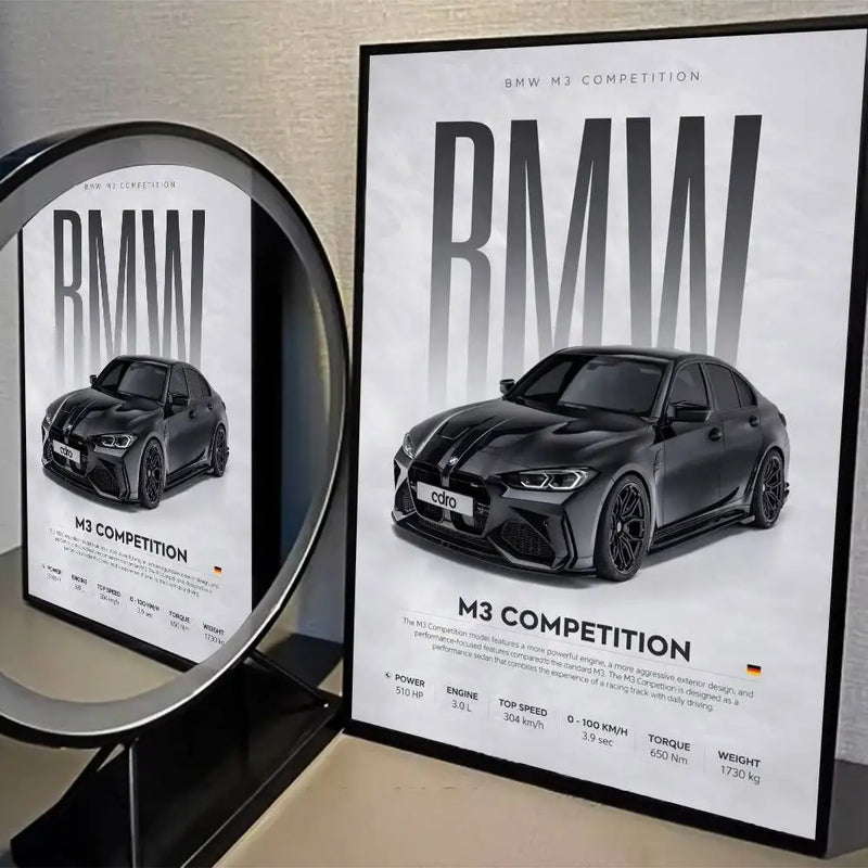 Póster BMW M3 (Arte 06)