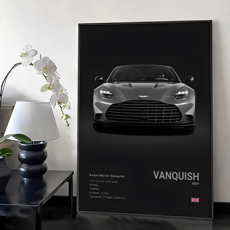 Póster Aston Martin Vanquish (Arte 04)
