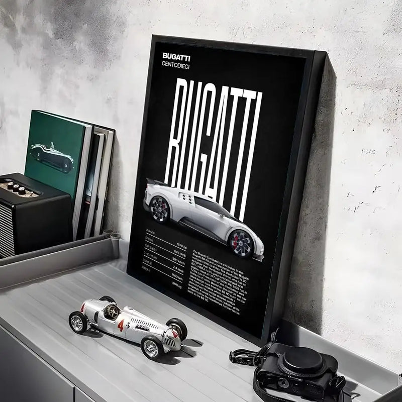 Póster Bugatti Centodieci (Arte 18)