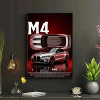 Póster BMW M4 Competition (Arte 08)