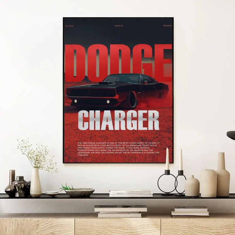 Póster Dodge Charger Clasic (Arte 05)