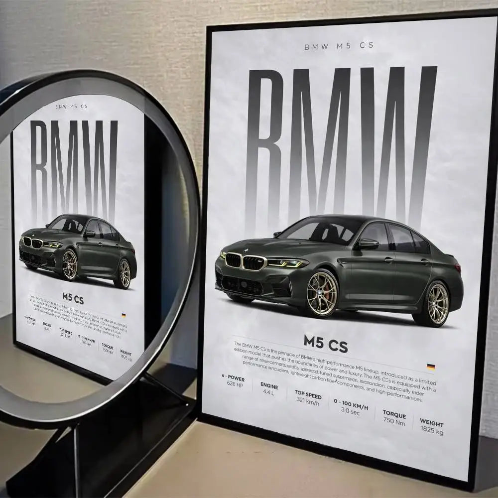 Póster BMW M5 CS (Arte 05)