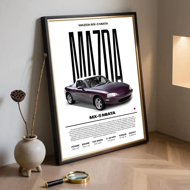 Póster Mazda MX-5 (Arte 02)