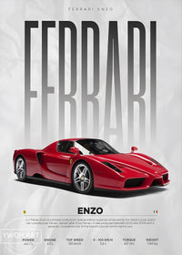 Póster Ferrari Enzo (Arte 9)