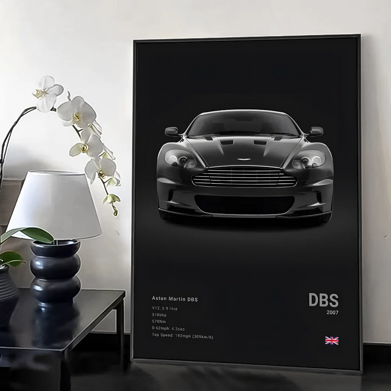 Póster Aston Martin DBS (Arte 02)