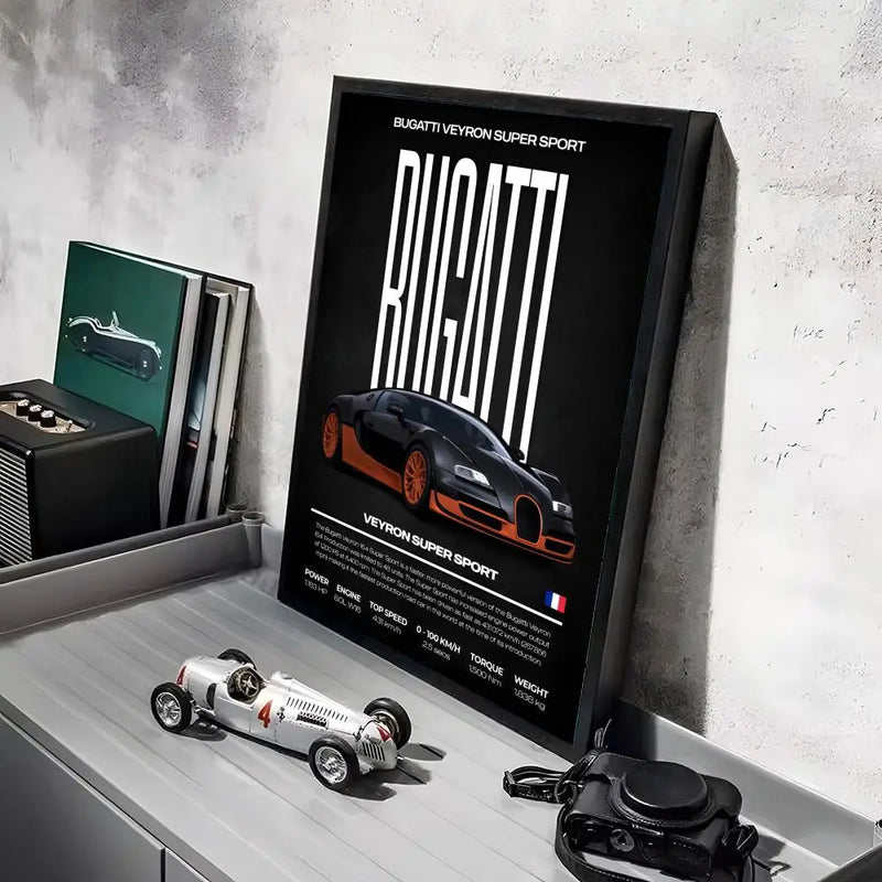 Póster Bugatti Veyron Super Sport (Arte 05)