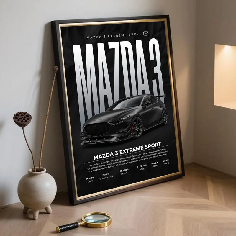 Póster Mazda 3 (Arte 03)