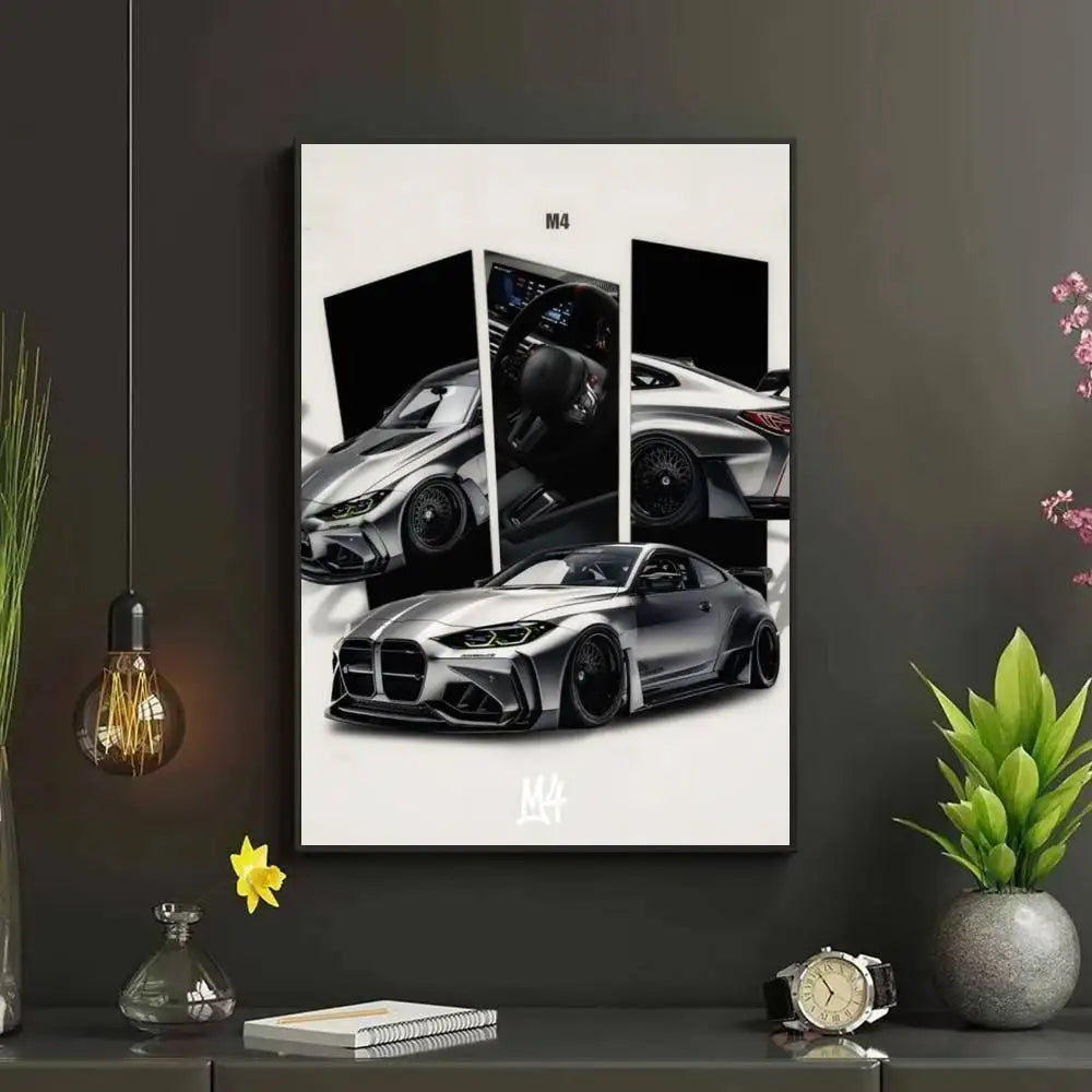 Póster BMW M4 (Arte 04)