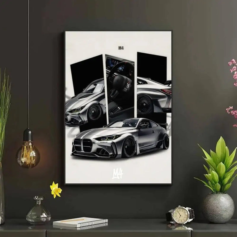 Póster BMW M4 (Arte 04)