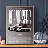Póster Koenigsegg One 1 (Arte 14)