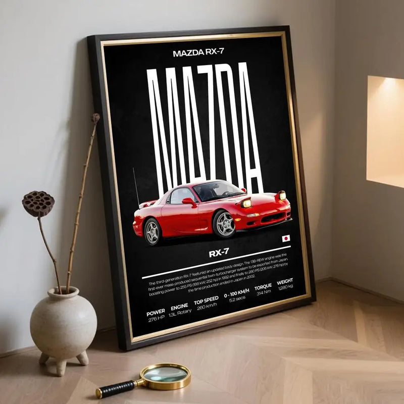 Póster Mazda RX-7 (Arte 07)