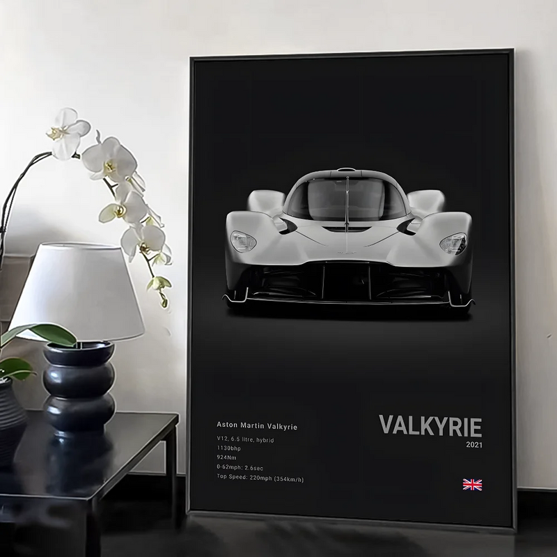 Póster Aston Martin Valkyrie (Arte 11)