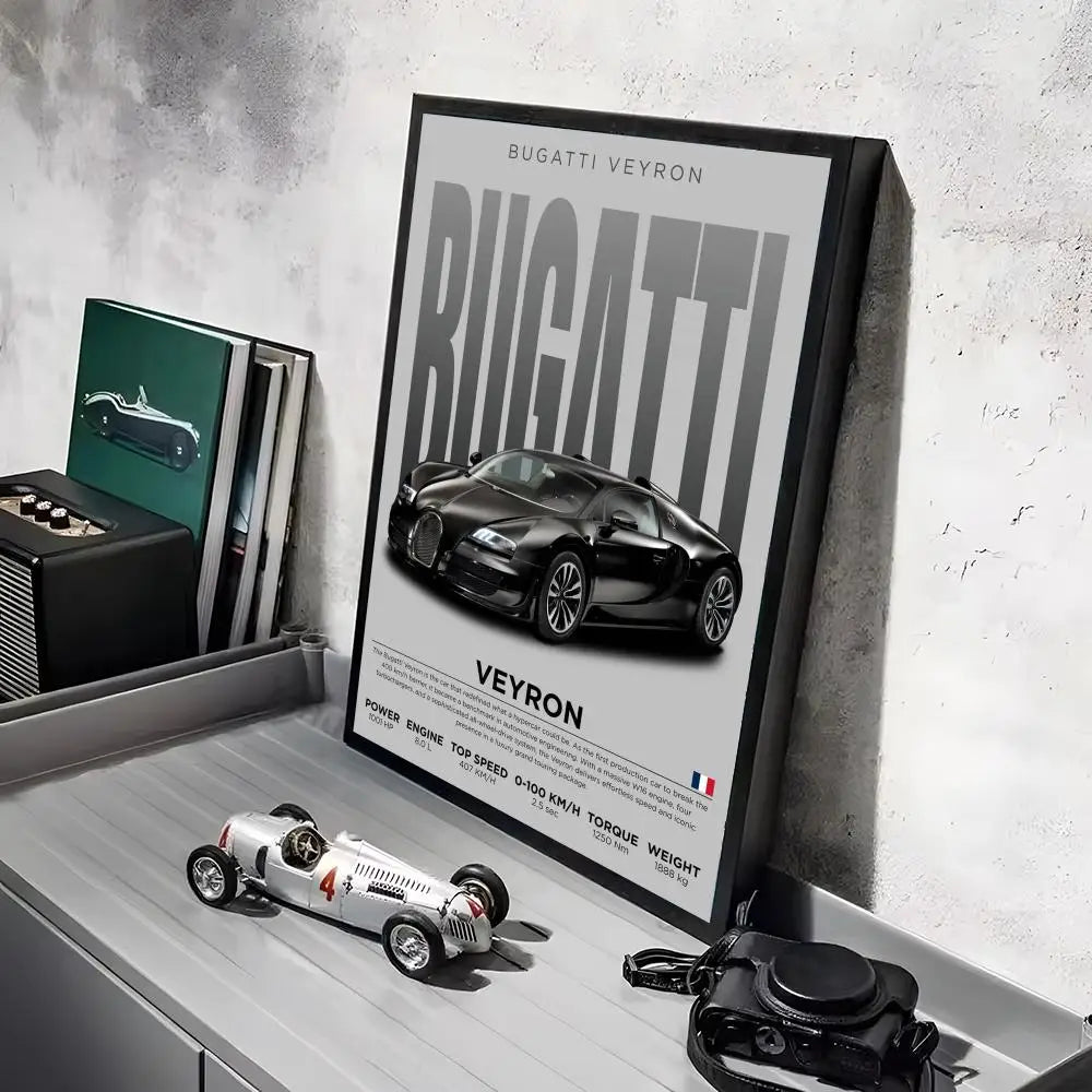 Póster Bugatti Veyron (Arte 11)