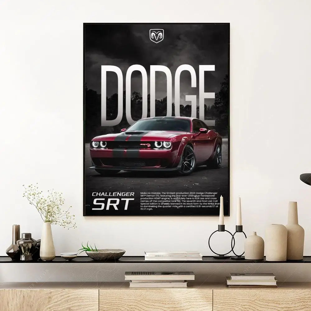 Póster Dodge Challenger SRT (Arte 16)