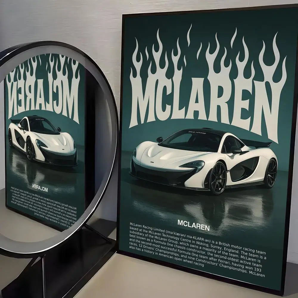 Póster McLaren P1 (Arte 04)