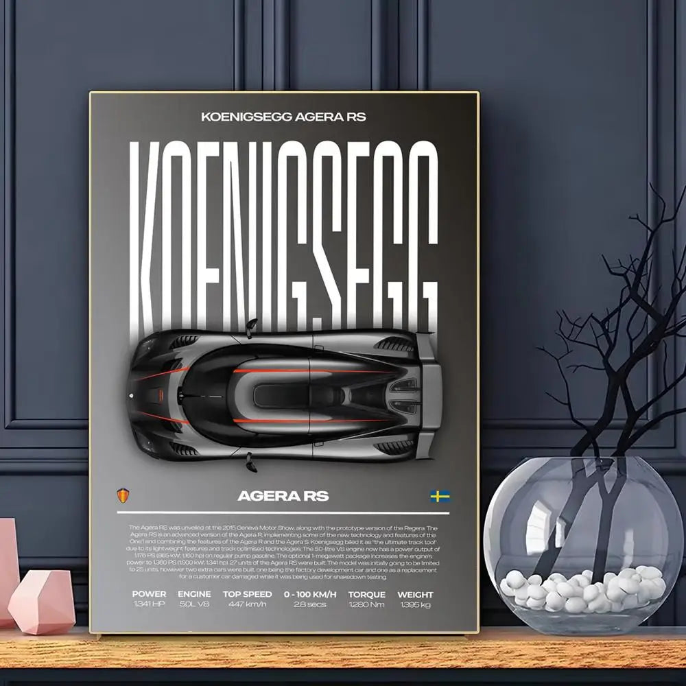 Póster Koenigsegg Aguera RS (Arte 13)