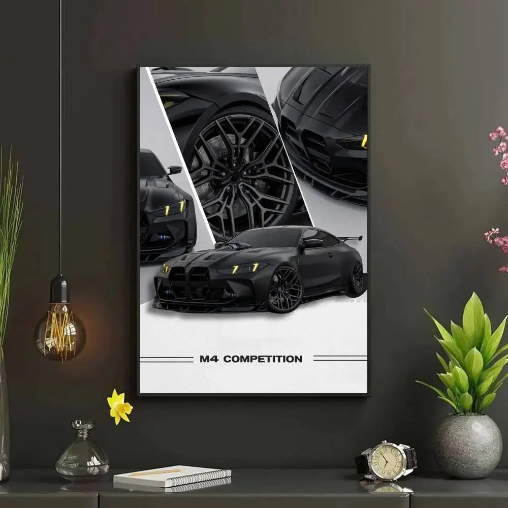 Póster BMW M4 Competition (Arte 10)