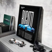 Póster Bugatti Chiron (Arte 13)