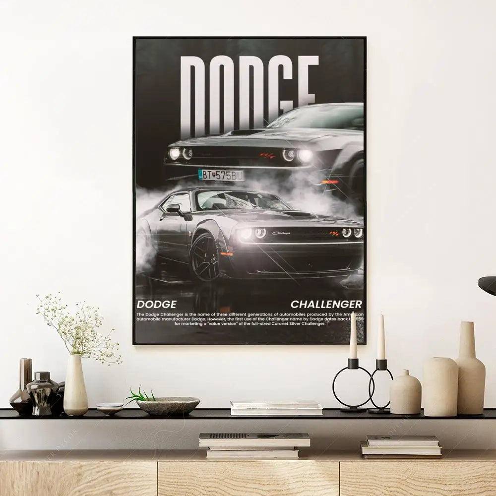 Póster Dodge Challenger R/T (Arte 06)
