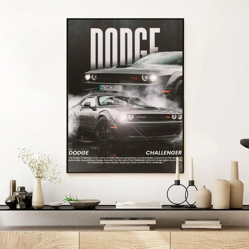 Póster Dodge Challenger R/T (Arte 06)