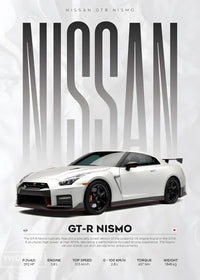Póster Nissan GT-R R35 Nismo (Arte 20)