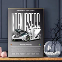 Póster Koenigsegg Attak (Arte 10)