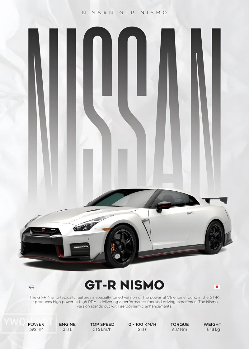 Póster Nissan GT-R Nismo (Arte 20)