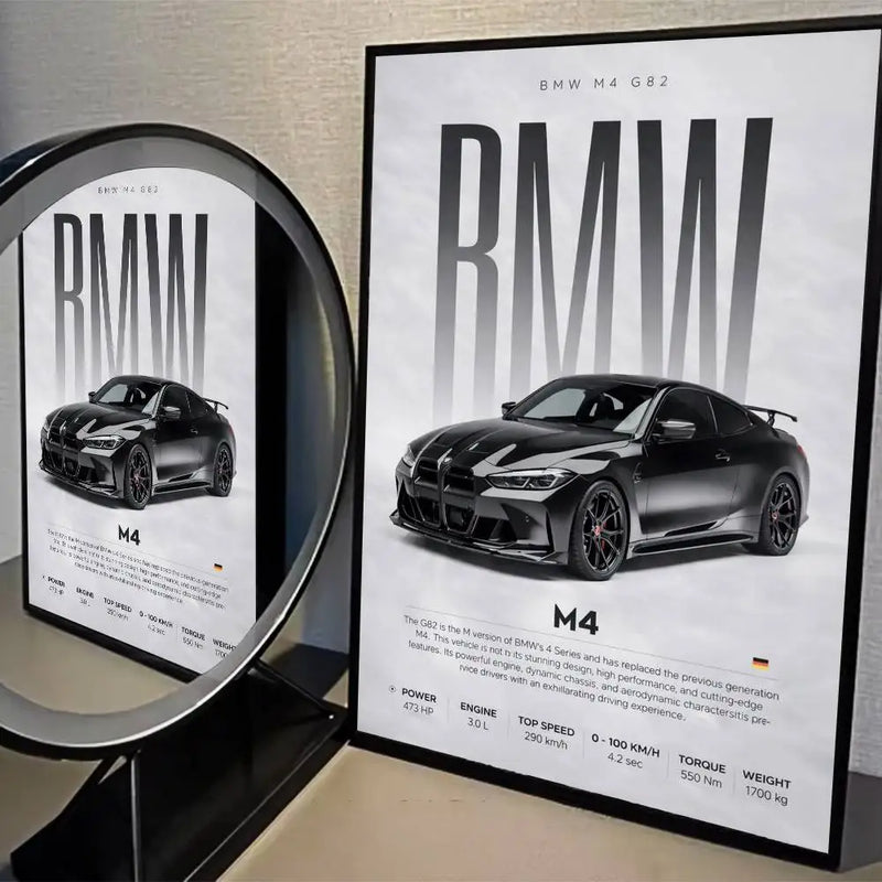 Póster BMW M4 (Arte 08)