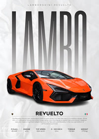 Póster Lamborghini Revuelto (Arte 27)