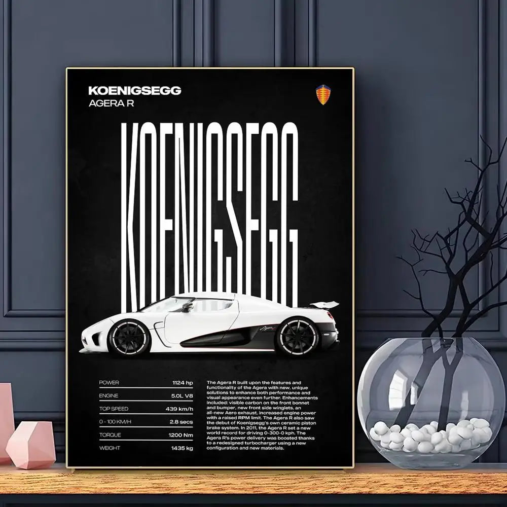 Póster Koenigsegg Aguera R (Arte 04)
