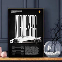 Póster Koenigsegg Aguera R (Arte 04)