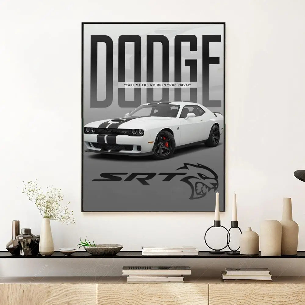 Póster Dodge Challenger SRT (Arte 08)