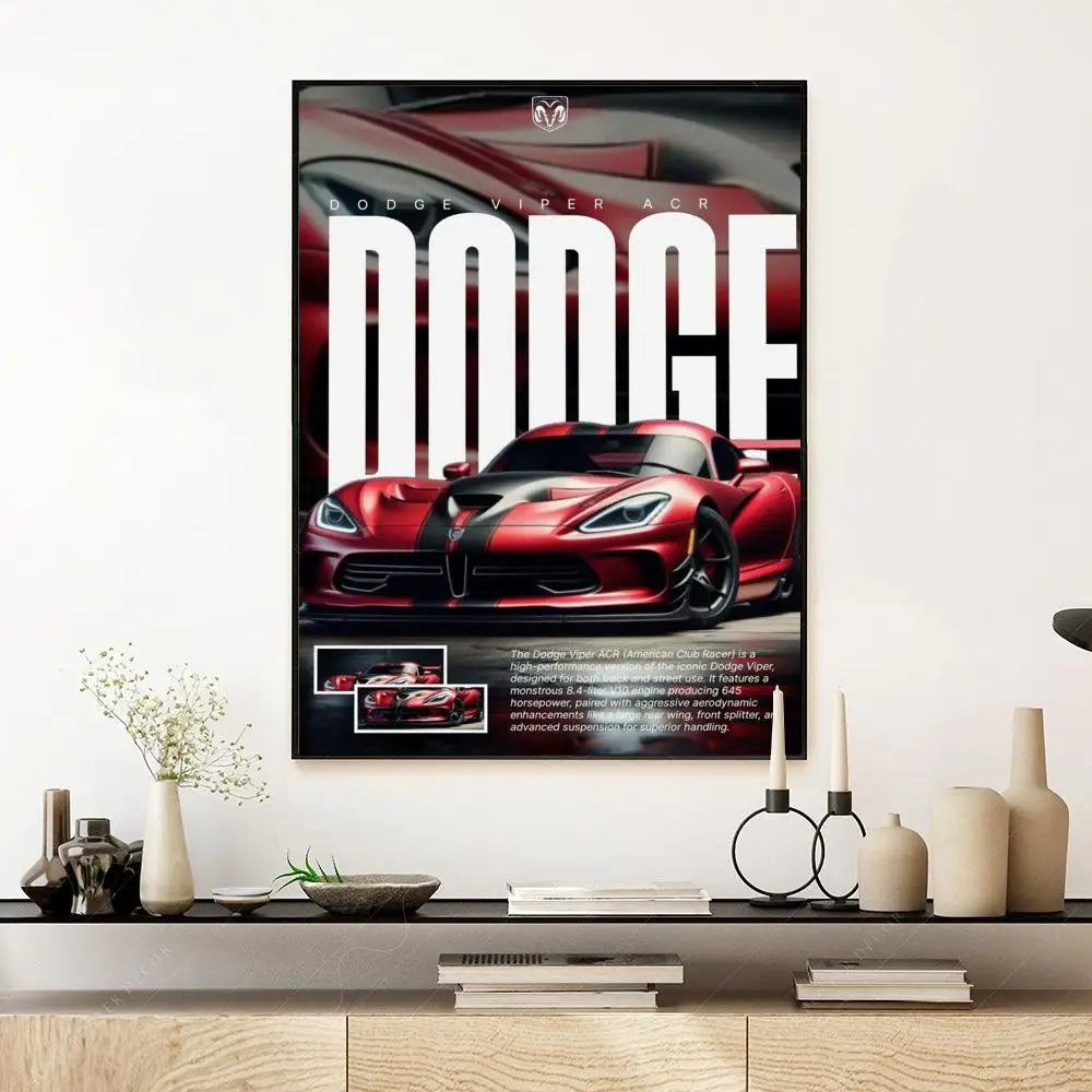 Póster Dodge Viper (Arte 07)