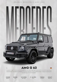 Póster Mercedes G 63 (Arte 29)