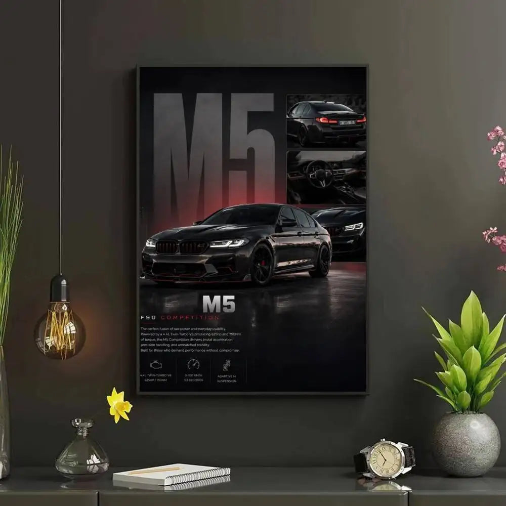 Póster BMW M5 Competition (Arte 07)