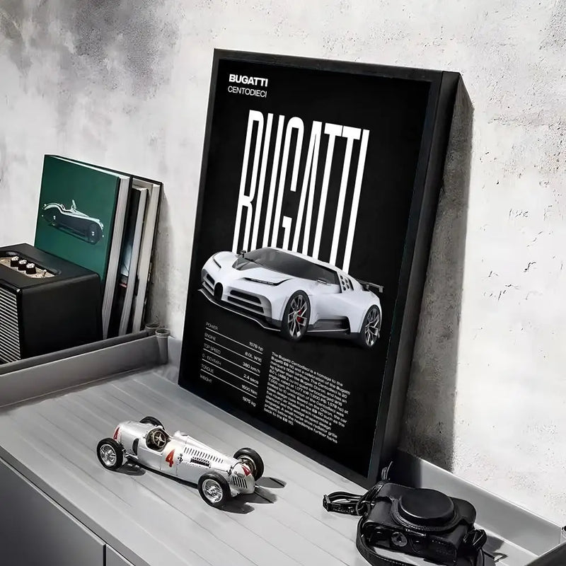 Póster Bugatti Centodieci (Arte 01)