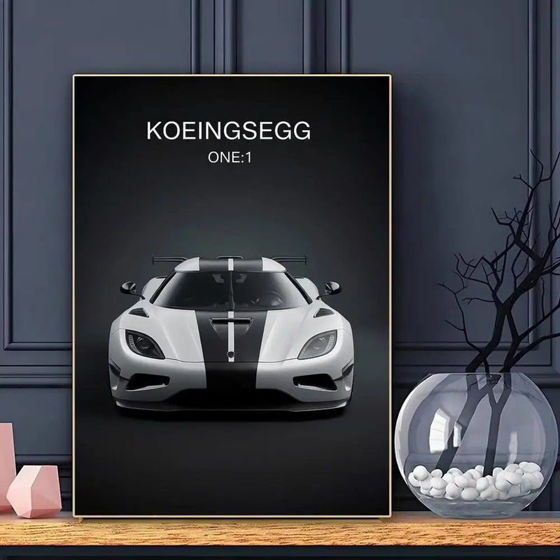 Póster Koenigsegg One1 (Arte 01)