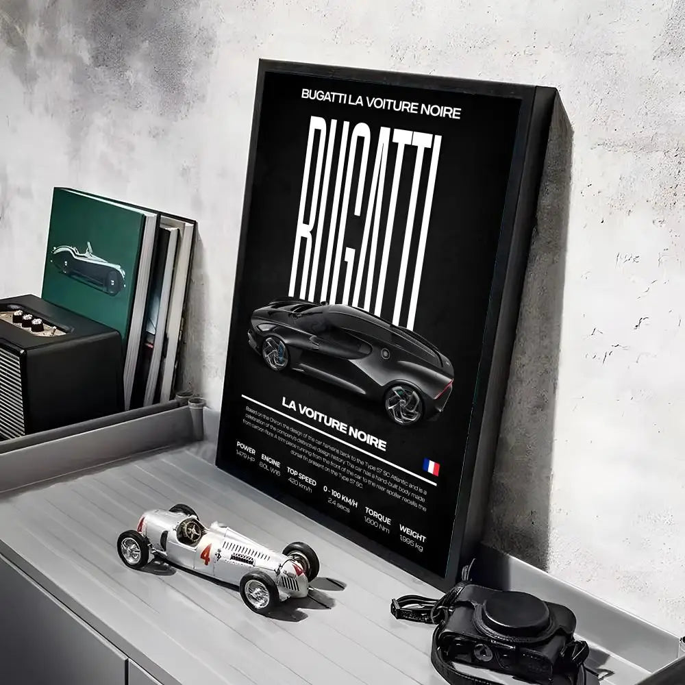 Póster Bugatti La Voiture Noire (Arte 02)