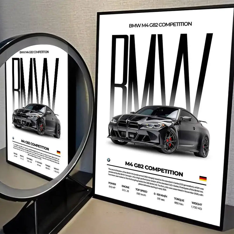 Póster BMW M4 G82 (Arte 07)