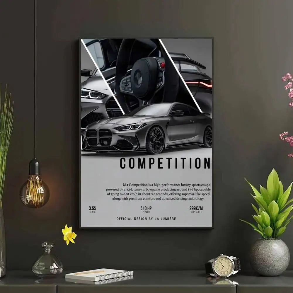 Póster BMW M4 Competition (Arte 11)