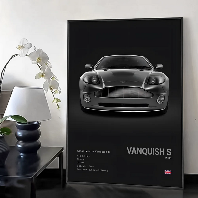 Póster Aston Martin Vanquish S (Arte 01)
