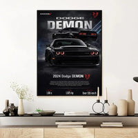 Póster Dodge Challenger Demon (Arte 14)