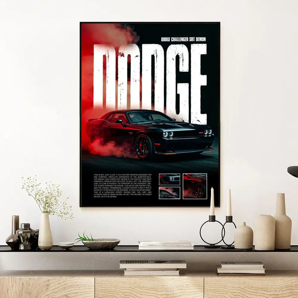 Póster Dodge Challenger SRT (Arte 04)