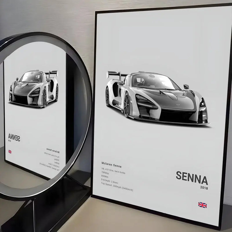 Póster McLaren Senna (Arte 06)